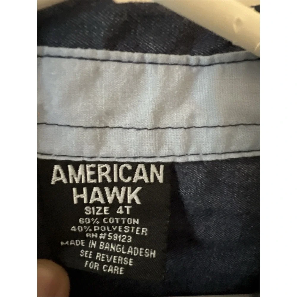 Boys 4T American Hawk Long Sleeve Back To School